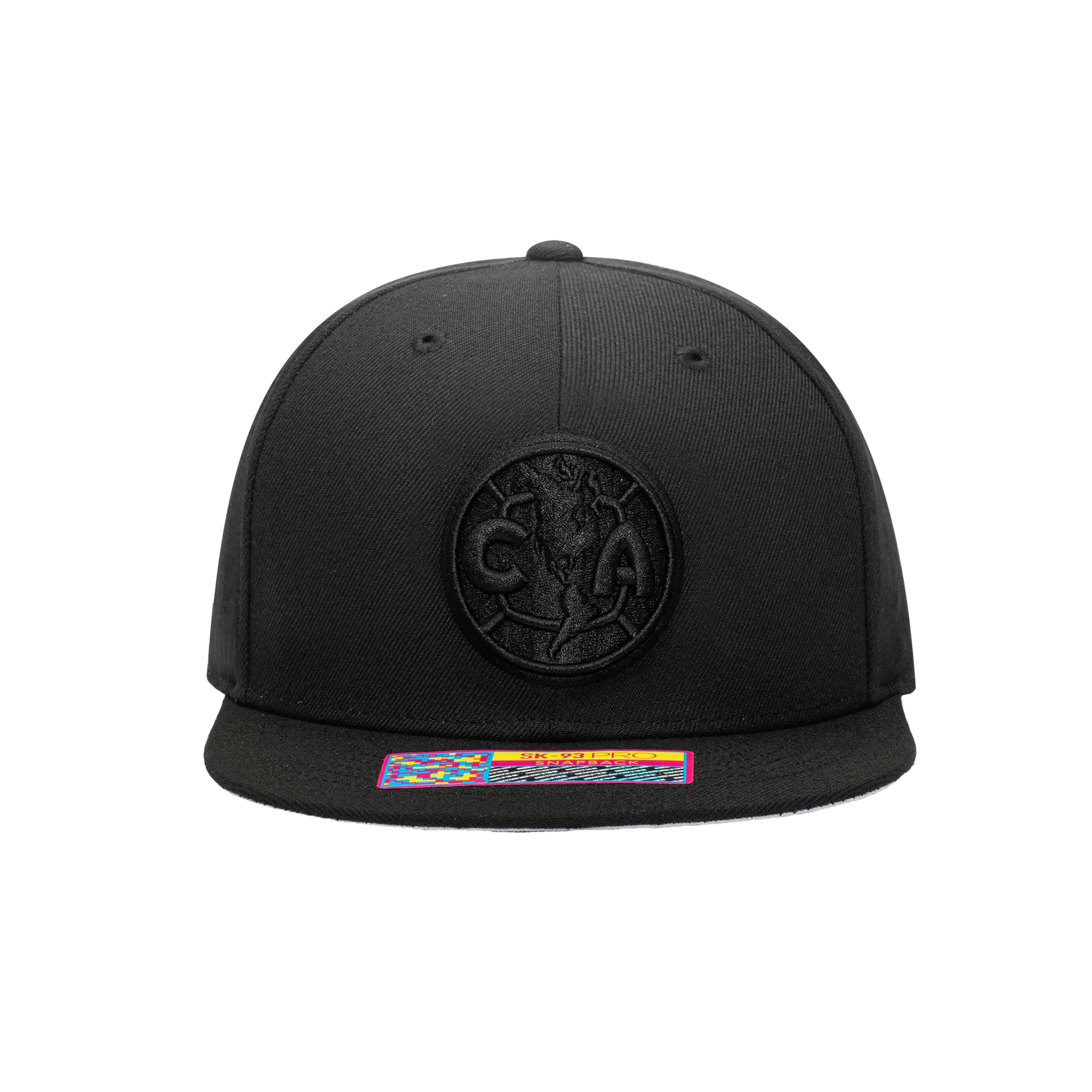 Club America FC Tonal Black Dusk Snapback Hat