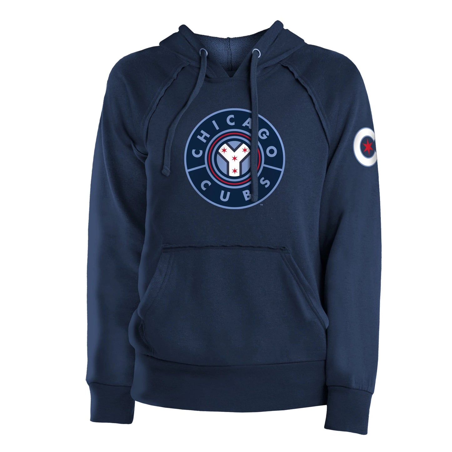 Women's Chicago Cubs New Era City Connect Navy Hoodie
