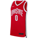 Men's NCAA Ohio State Buckeyes Nike #0 Red Replica Basketball Jersey - Pro Jersey Sports