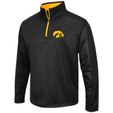 Iowa Hawkeyes Performance Fleece 1/4 Zip Track Jacket By Colosseum Athletics - Pro Jersey Sports