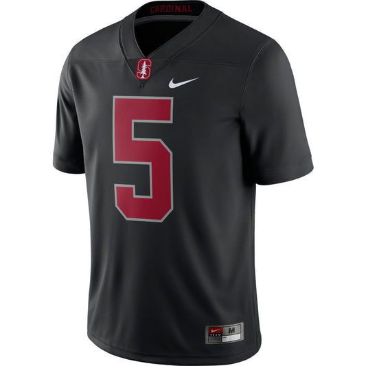 Men's Stanford Cardinal Christian McCaffrey Black Nike Game Replica Jersey