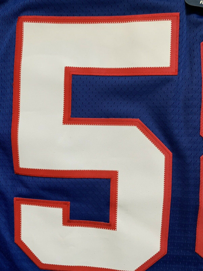 Men's New York Giants Carl Banks Royal Blue Premier Replica Jersey - Pro Jersey Sports