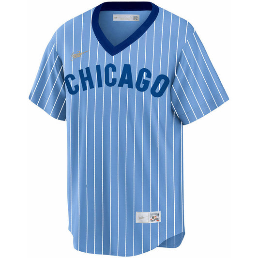 Men's Chicago Cubs Cooperstown Powder Blue 1978 NIKE Blank Replica Jersey