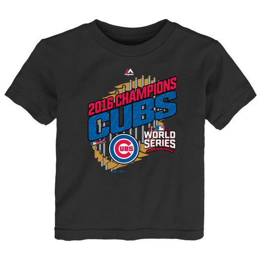 Chicago Cubs 2016 World Series Champions Toddler Parade T-Shirt By Majestic - Pro Jersey Sports