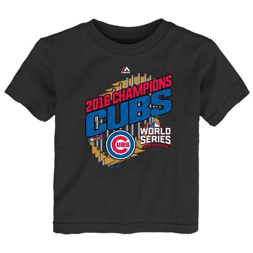 Chicago Cubs 2016 World Series Champions Child Parade T-Shirt By Majestic - Pro Jersey Sports
