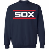 Chicago White Sox Stitches Navy Cooperstown Collection Bar Logo Sweatshirt - Pro Jersey Sports