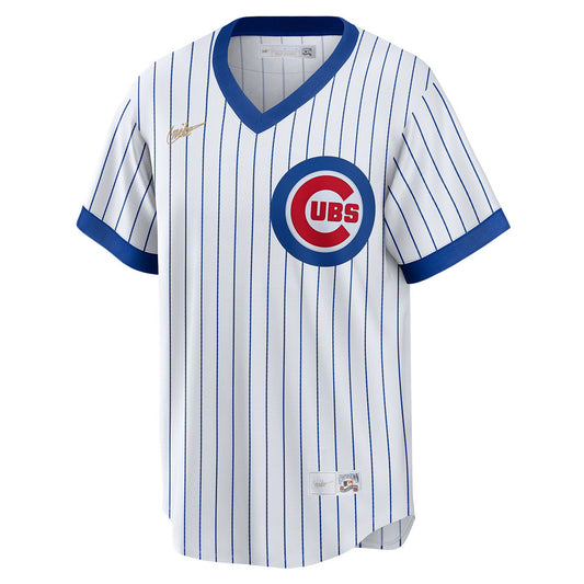 Men's Chicago Cubs Home White Cooperstown Replica Jersey by Nike