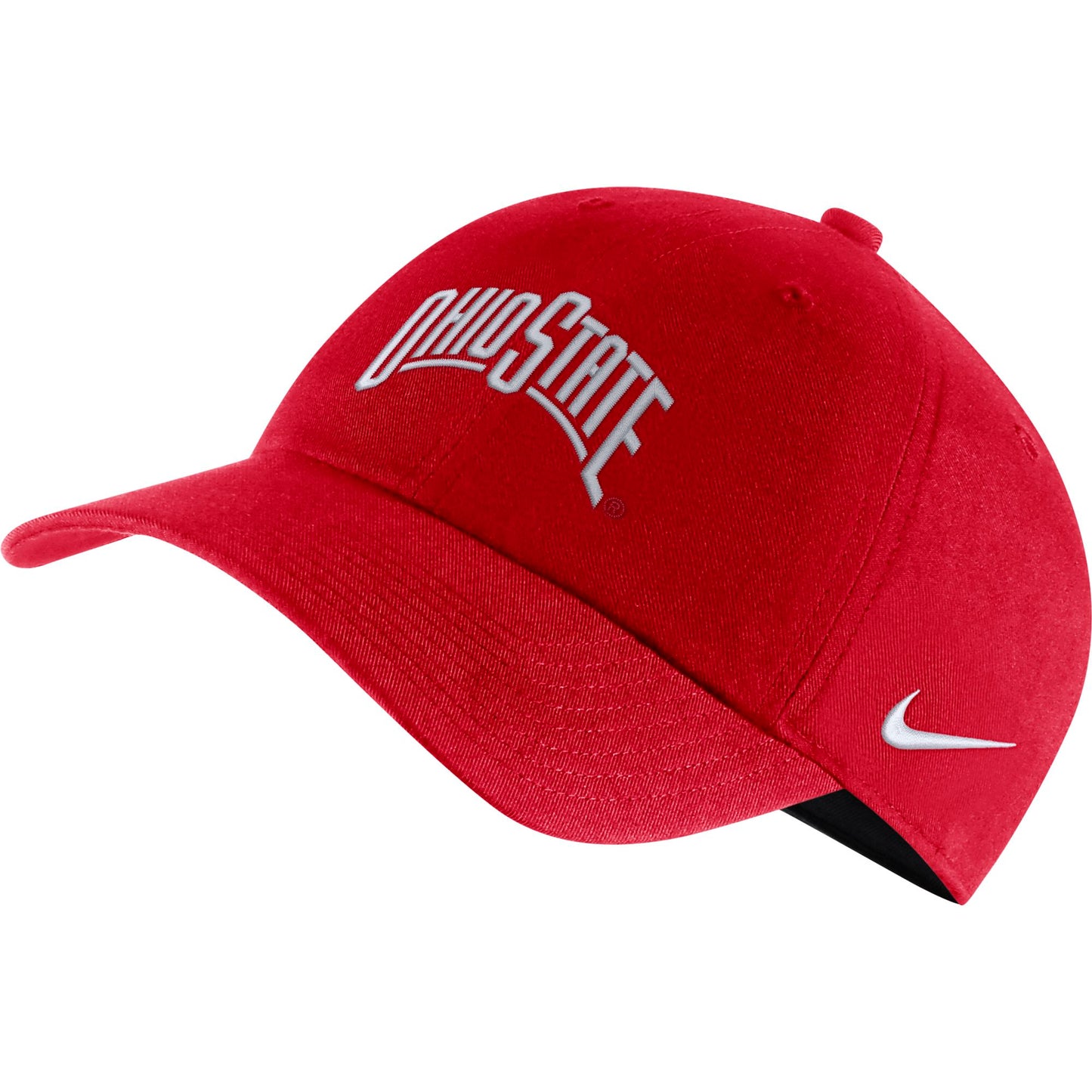 Ohio State Buckeyes Nike Red Wordmark Heritage 86 Adjustable Hat