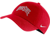 Ohio State Buckeyes Nike Red Wordmark Heritage 86 Adjustable Hat - Pro Jersey Sports