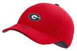 Men's Georgia Bulldogs Red Authentic Team Issue Aerobill Flex Hat - Pro Jersey Sports