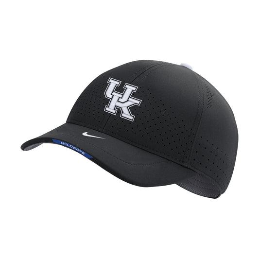 Men's Kentucky Wildcats Black Authentic Team Issue Aerobill Flex Hat