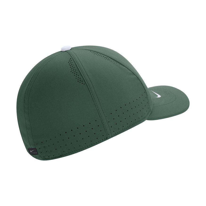 Men's Michigan State Spartans Green Authentic Team Issue Aerobill Flex Hat