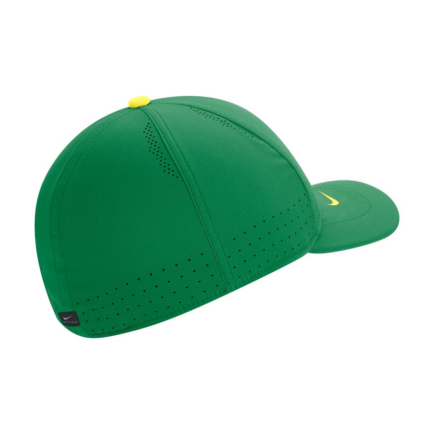 Men's Oregon Ducks Apple Green Authentic Team Issue Aerobill Flex Hat