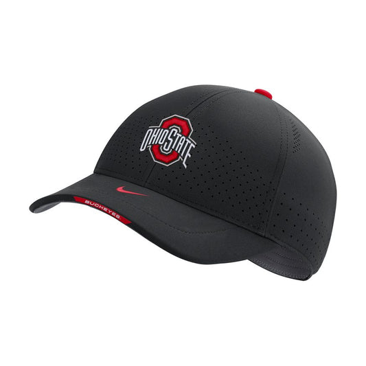 Men's Ohio State Buckeyes Black Authentic Team Issue Aerobill Flex Hat