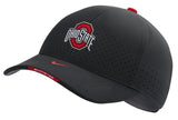 Men's Ohio State Buckeyes Black Authentic Team Issue Aerobill Flex Hat - Pro Jersey Sports