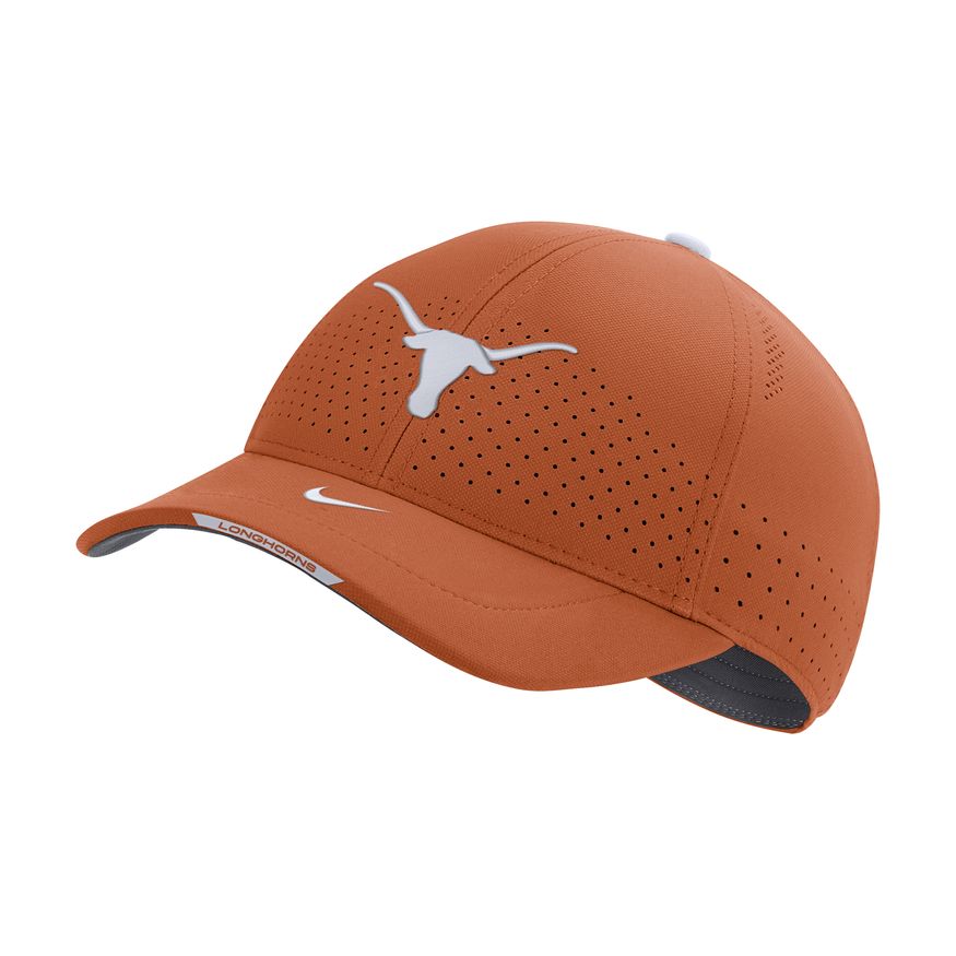 Men's Texas Longhorns Burnt Orange Authentic Team Issue Aerobill Flex Hat