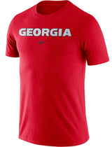 Nike Men's Georgia Bulldogs Essential Logo Red T-Shirt - Pro Jersey Sports