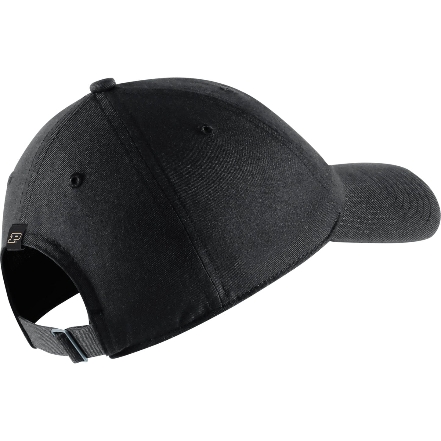 Men's Nike Purdue Boilermakers Futura Black Heritage 86 Performance Adjustable Hat