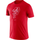 Men's Ohio State Buckeyes Nike Old School Vault Mascot Tee- Scarlet - Pro Jersey Sports