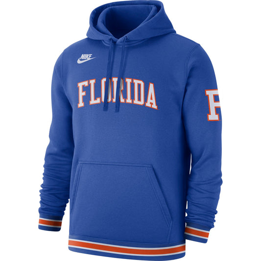 Men's Florida Gators Blue Retro Fleece Hoodie