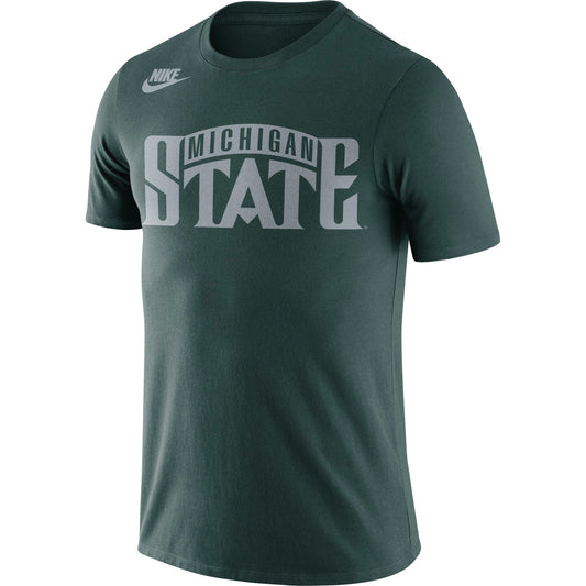 Men's Nike Michigan State Spartans Green Retro Tee