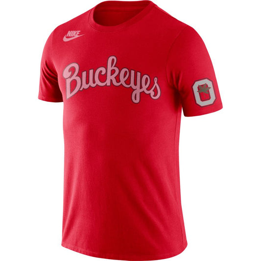 Men's Ohio State Buckeyes Nike Retro Tee- Scarlet