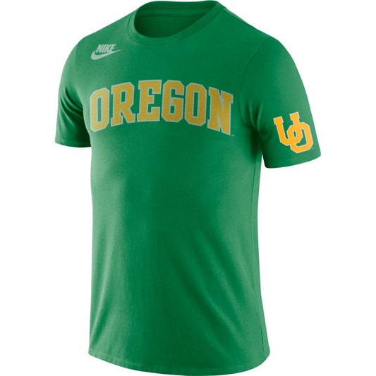 Men's Oregon Ducks Nike Retro Tee- Green