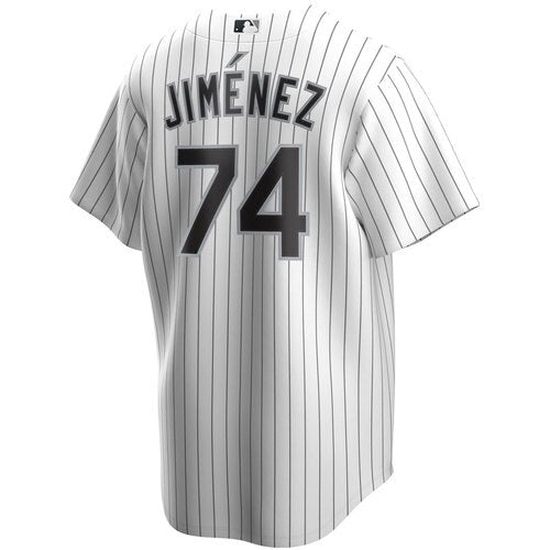 NIKE Men's Eloy Jimenez Chicago White Sox White Home Premium Replica Jersey