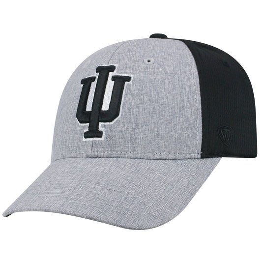 Mens Indiana Hoosiers Fabooia One Fit Flex Fit Hat By Top Of The World