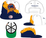 Golden State Warriors HWC NBA Paintbrush Mitchell & Ness Snapback Hat - Pro Jersey Sports
