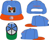 Mens Cleveland Cavaliers 2-Tone Blue/Orange 2.0 HWC Mitchell & Ness Snapback Hat - Pro Jersey Sports