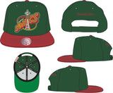 Mens NBA Seattle SuperSonics 2-Tone 2.0 Snapback Hat By Mitchell And Ness - Pro Jersey Sports