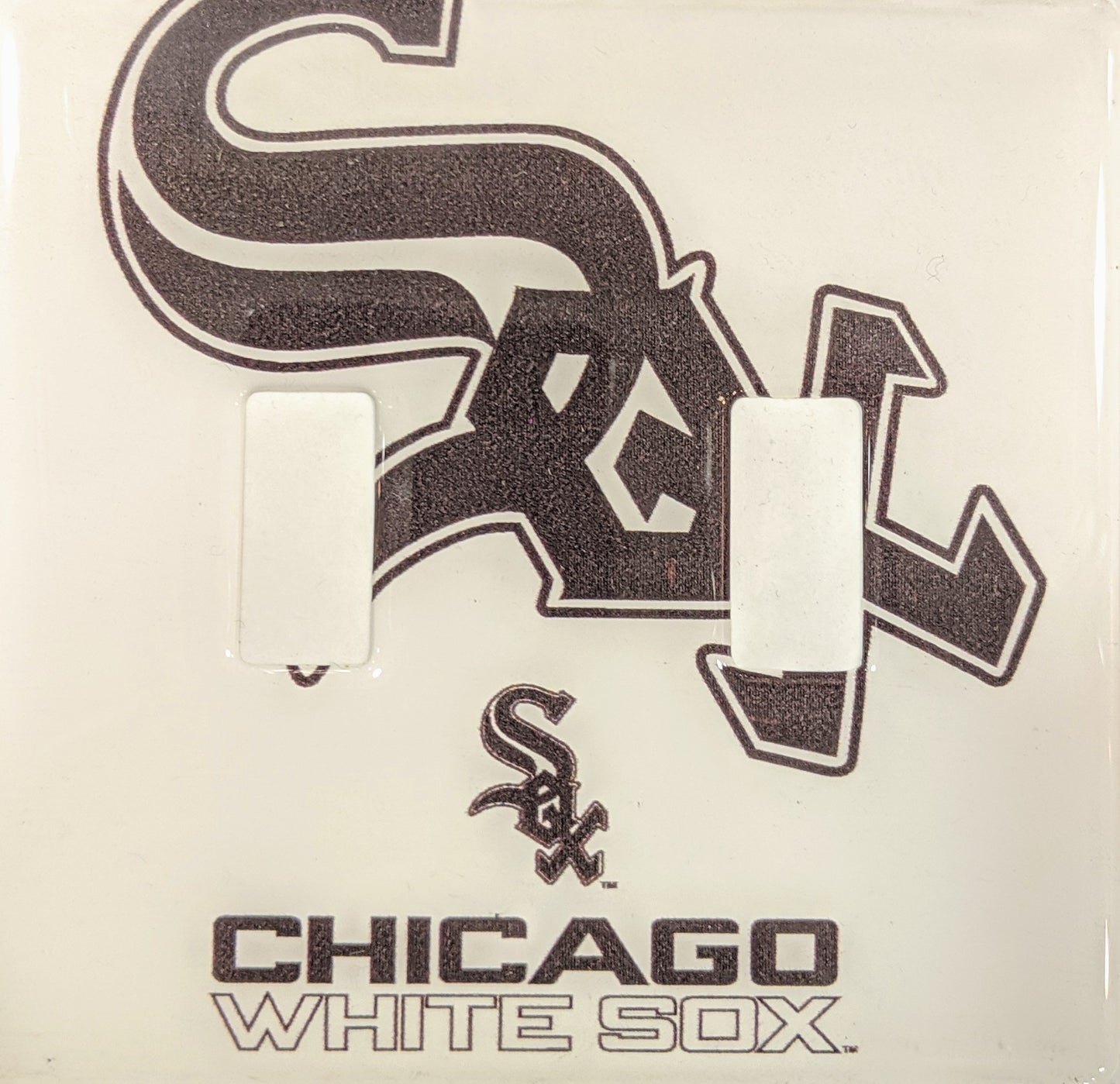 Chicago White Sox Double Light Switch Plate Cover