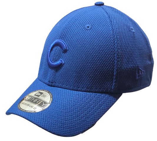 Men's Chicago Cubs Blue Tone Tech 39THIRTY Flex Fit Hat By New Era