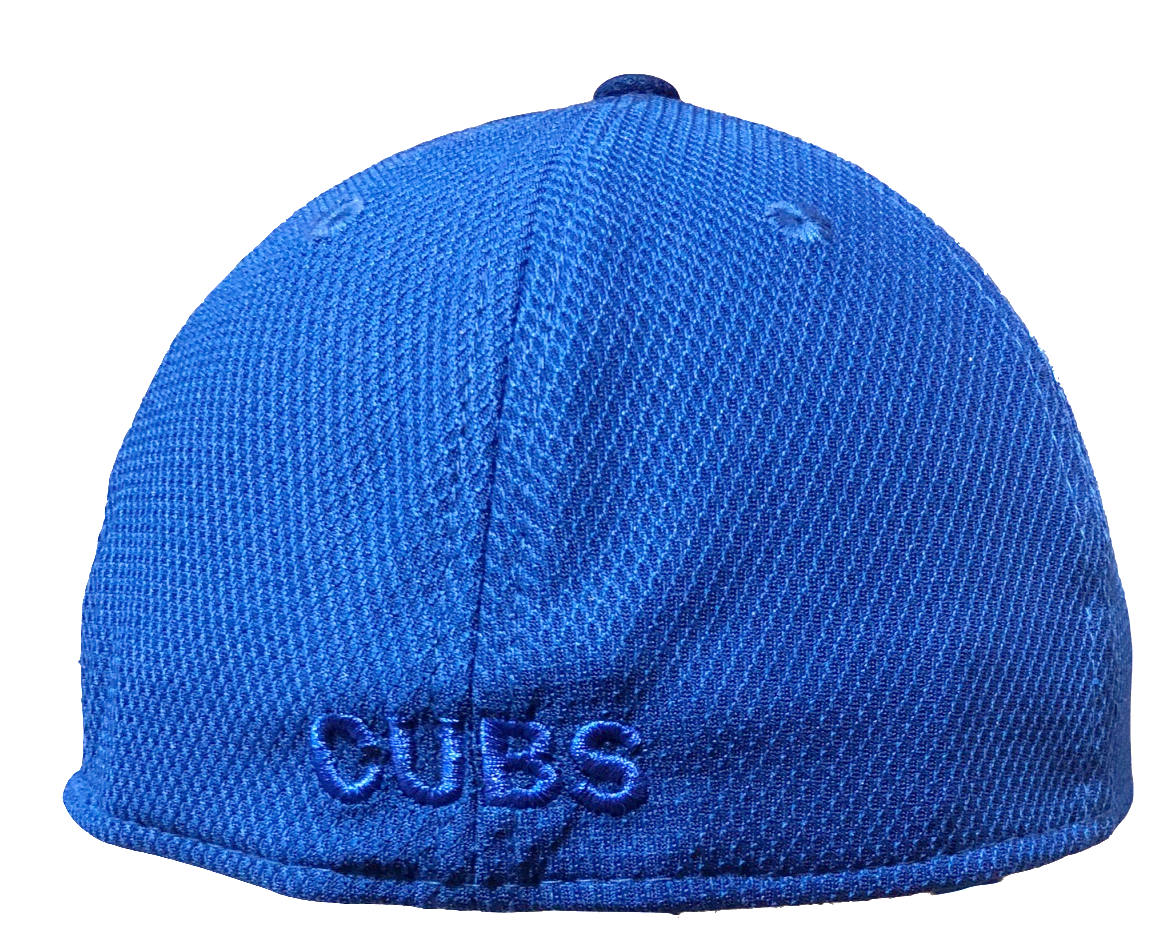 Men's Chicago Cubs Blue Tone Tech 39THIRTY Flex Fit Hat By New Era