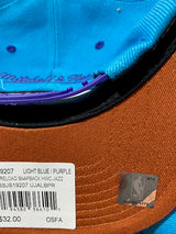 Men's New Orleans Jazz Mitchell & Ness Teal/Purple Hardwood Classics Reload 2.0 Snapback Adjustable Hat - Pro Jersey Sports