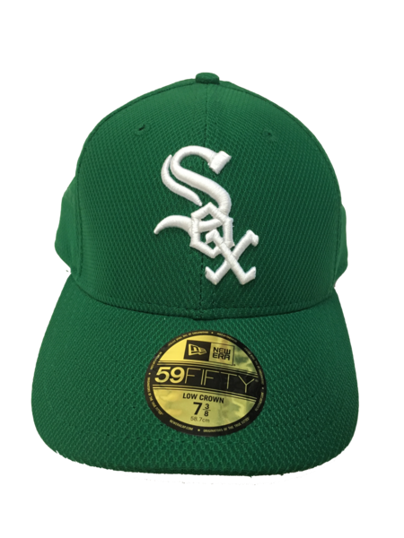 Mens Chicago White Sox Low Profile Kelly Green St. Patricks Day 59FIFTY Diamond Era Fitted Hat By New Era