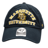 Marquette Golden Eagles Clean Up '47 Brand Arch Navy Adjustable Hat - Pro Jersey Sports