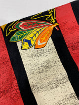 Chicago Blackhawks L/S Applique Crew Neck Tee-Black - Pro Jersey Sports