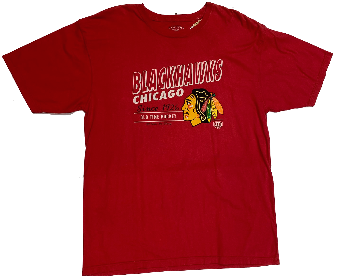 Chicago Blackhawks Old Time Hockey Thanos Red S/S Tee