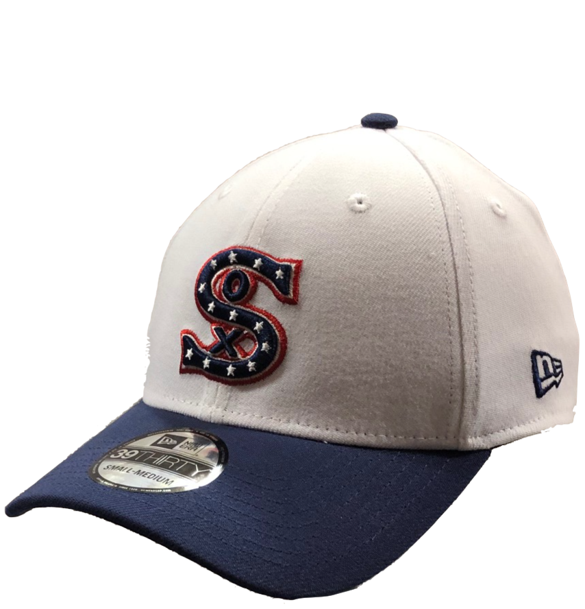 Mens Chicago White Sox 1917 Cooperstown Collection 39THIRTY Flex Fit New Era Hat