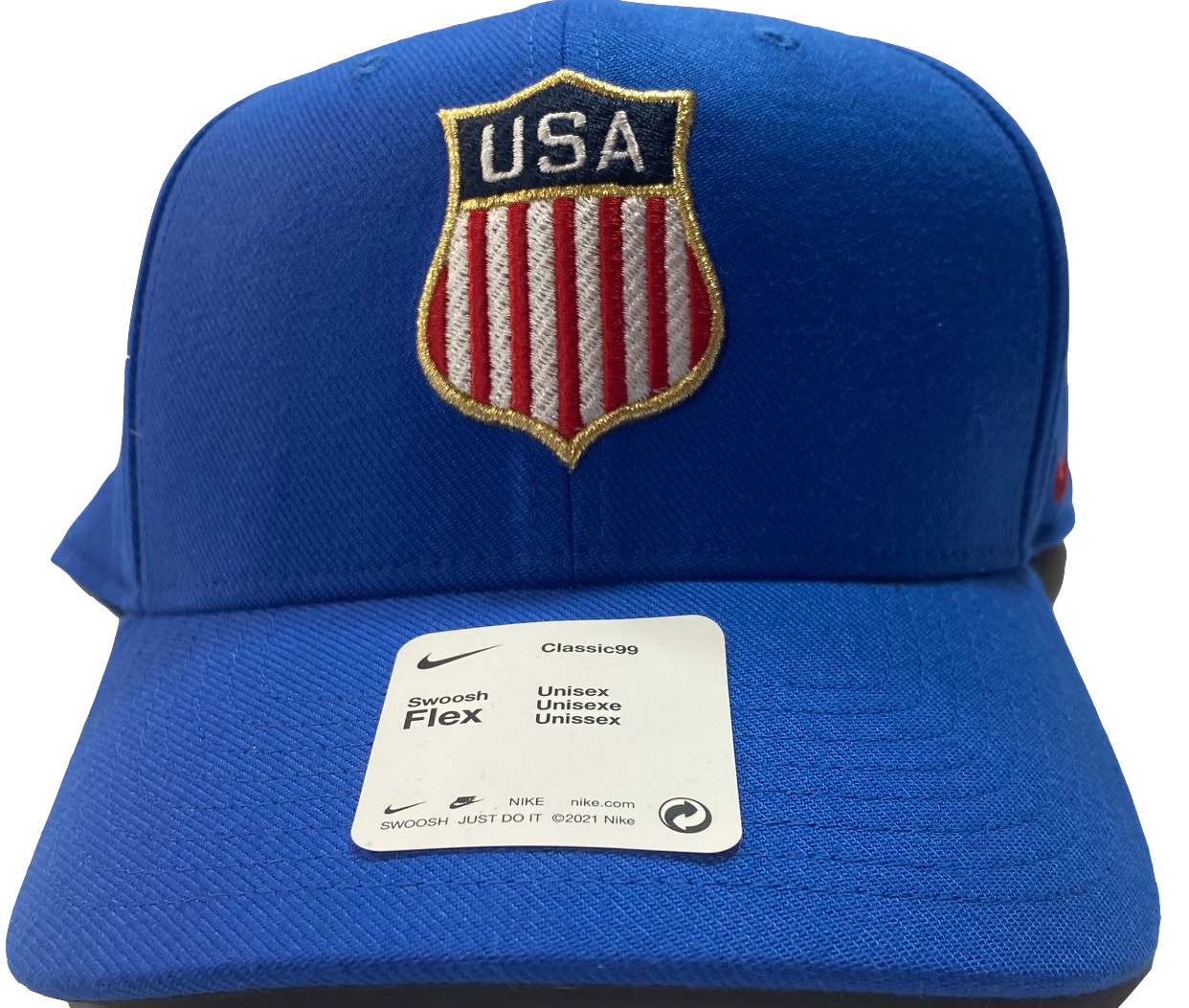 USA Hockey Shield Logo Royal Blue Classic 99 Flex Hat