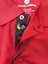 Mens Chicago Blackhawks Omaha Skate Lace Polo - Pro Jersey Sports