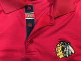 Chicago Blackhawks Evolve Polo By Levelwear-Red - Pro Jersey Sports