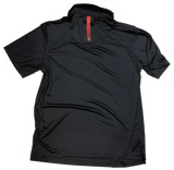 Chicago Blackhawks RPM Back Stripe Polo By Levelwear-Black - Pro Jersey Sports