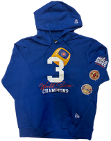 Mens Chicago Cubs New Era 3 Rings World Series Champions Hoodie - Pro Jersey Sports
