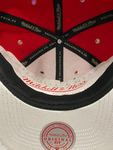 Chicago Bulls Day 3 Red/ Concrete Gray Mitchell & Ness Snapback Hat - Pro Jersey Sports