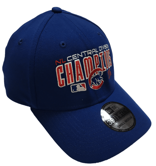 Men's Chicago Cubs 2016 NL Central Division Champions New Era Royal MLB Team 39THIRTY Flex Hat - Pro Jersey Sports - 1
