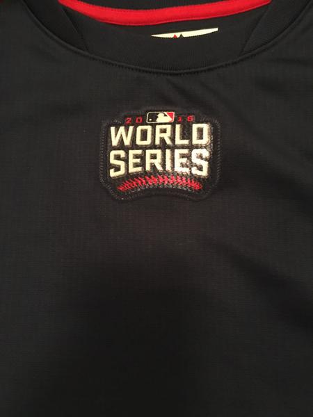 Men's Chicago Cubs Authentic Collection 2016 World Series Player Practice Pullover
