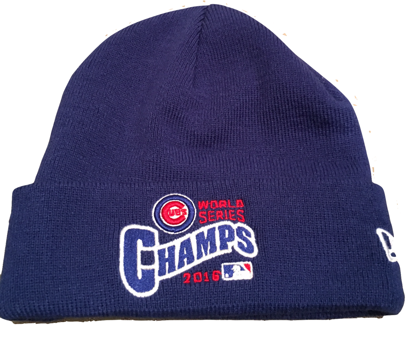 Chicago Cubs 2016 World Series Champs Royal Cuff Knit By New Era - Pro Jersey Sports